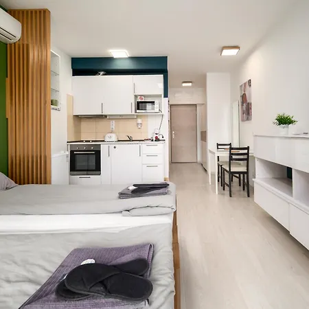 Atrium Deluxe Suite-free Parking Garage Same Building Апартаменты Будапешт
